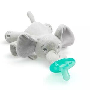 Philips Avent Soothie Snuggle 0m+ Pacifier & Soother Elephant Plush Toy NEW